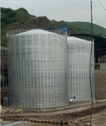 巫溪粮食钢板仓的安装全过程不用热焊接